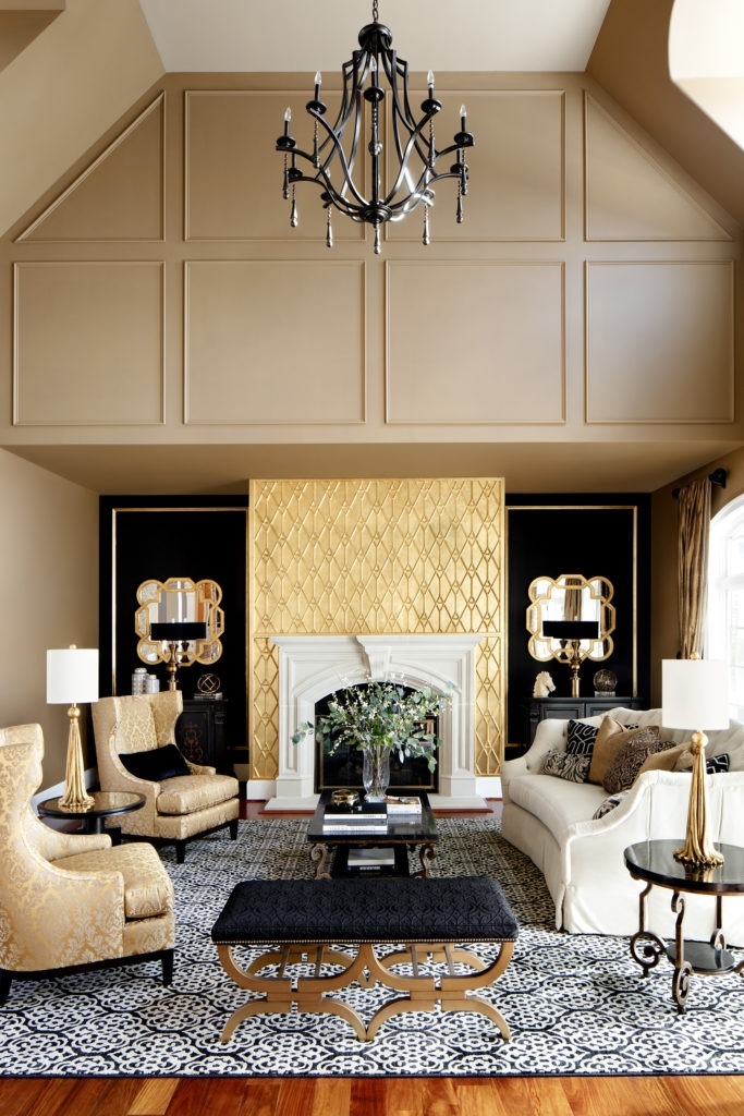 Symmetrical Living Room Space