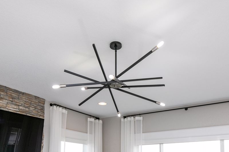 energy conserving light fixture chandelier with a modern style