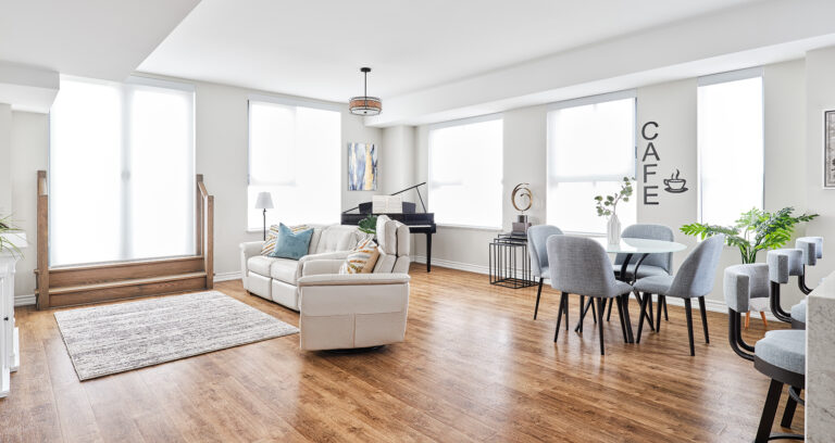 spacious gray furniture on hardwood floors showcasing the minimalist style interior design