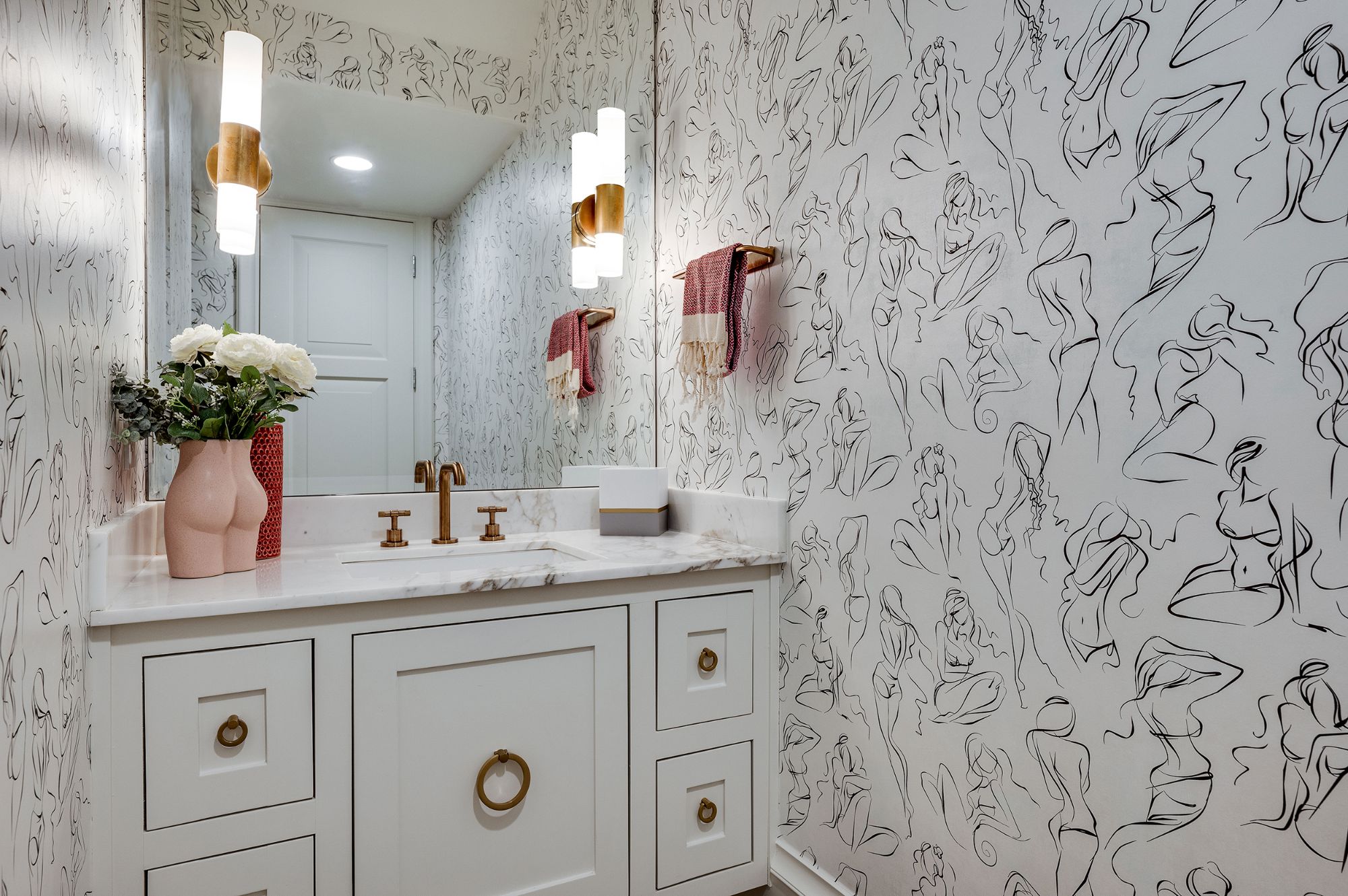 Bathroom Vinyl Wallpaper Ideas