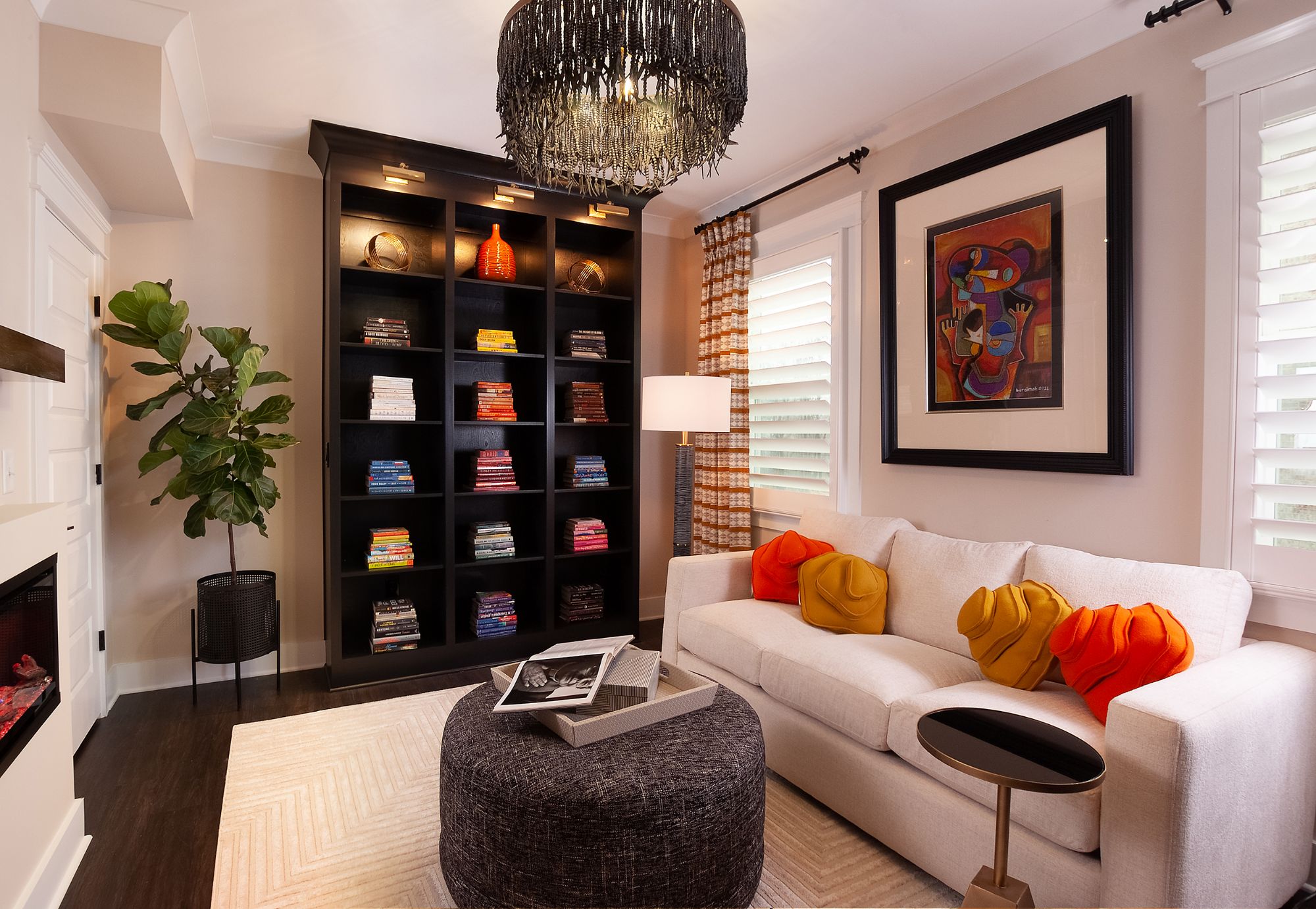 Small space for À la Carte Design of bookshelves to home libraries.