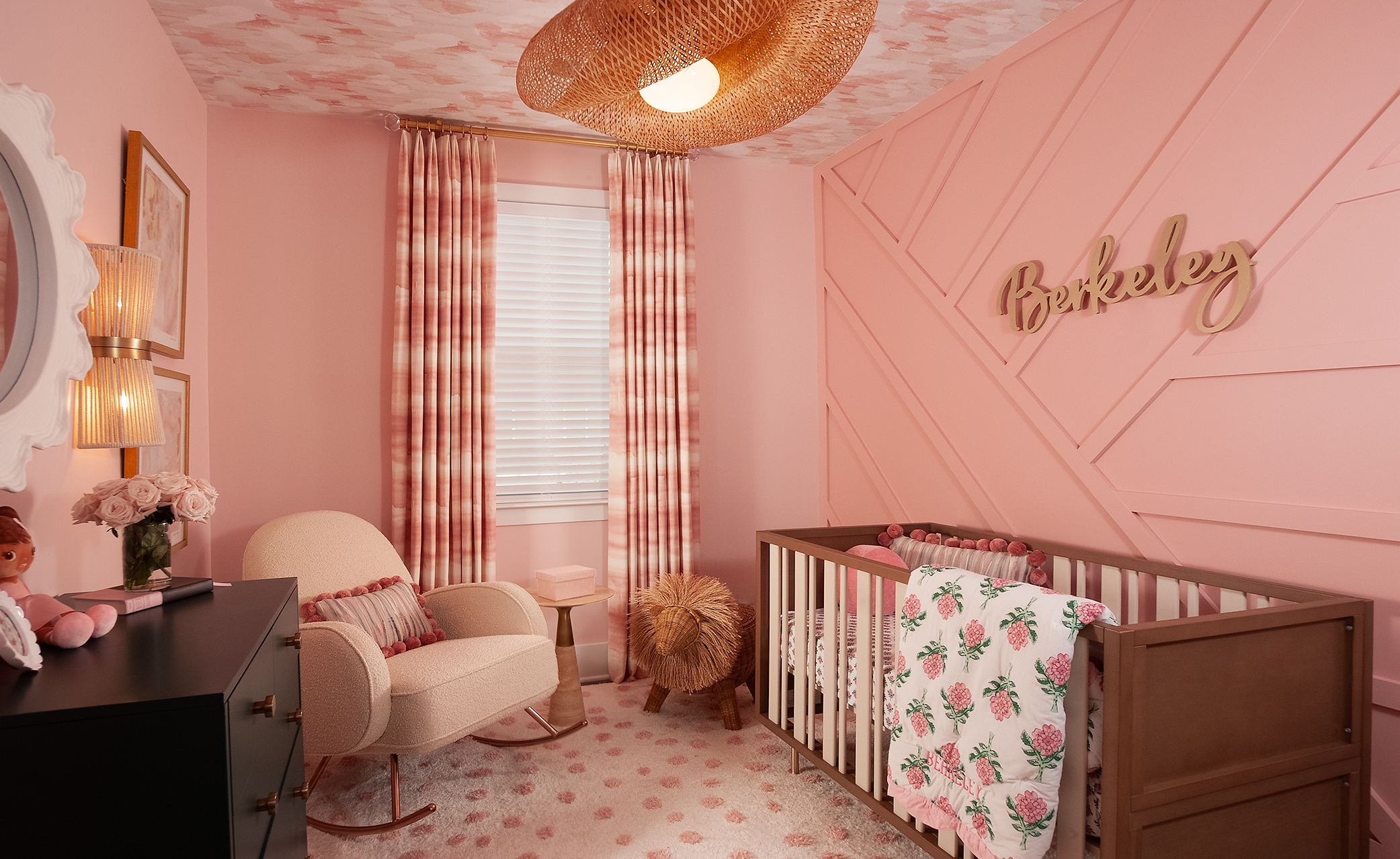 Nursery interior design plan and project in Loveland by Erika Lee