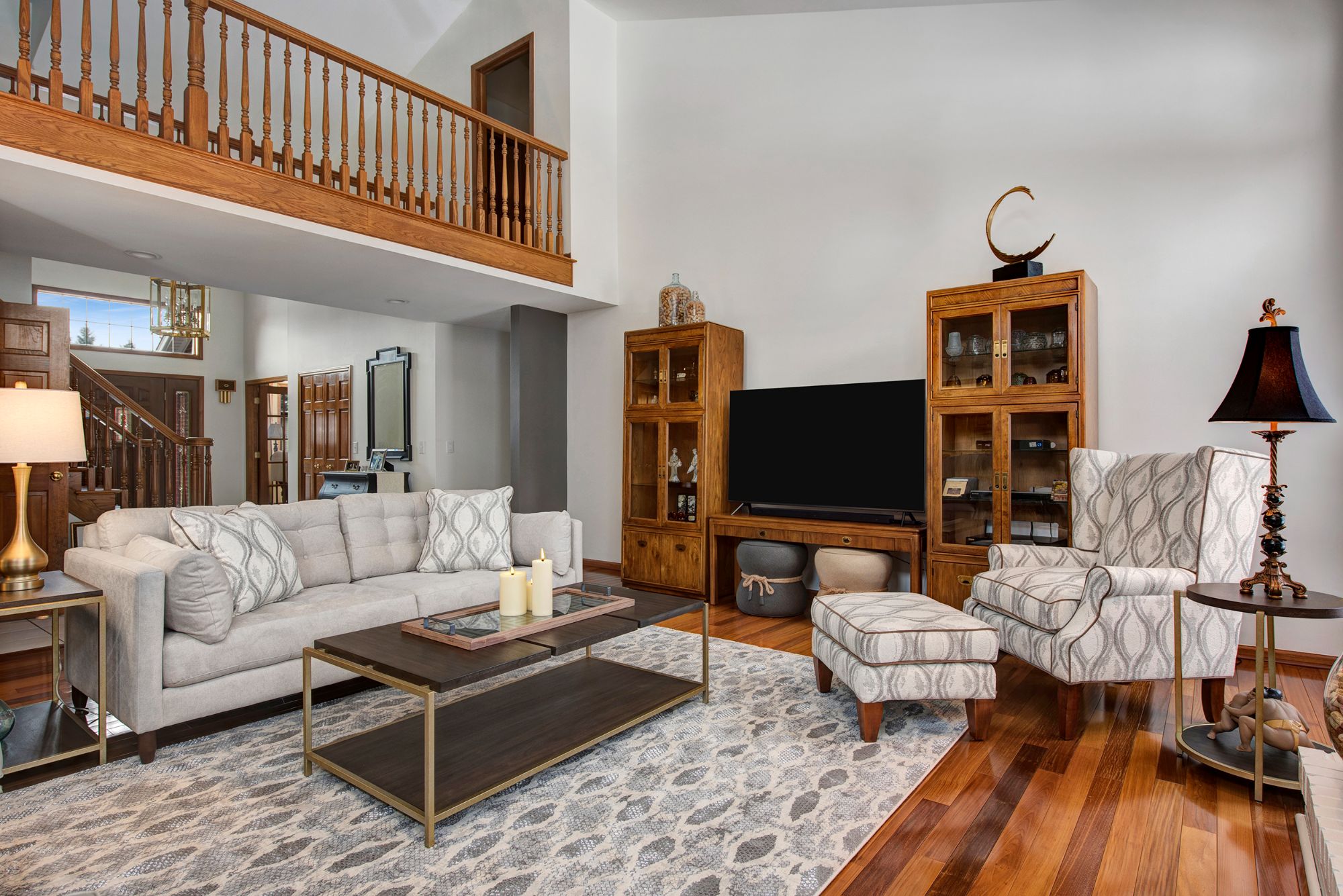 Erika Lee living room interior design project in Greater Cincinnati area.